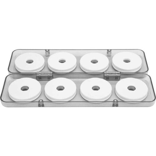 8/6Pcs Foam Winding Board Fishing Line Shaft Bobbin Spools Tackle Box Fishing Plastic Foam Spool Fishing Line Storage Holder