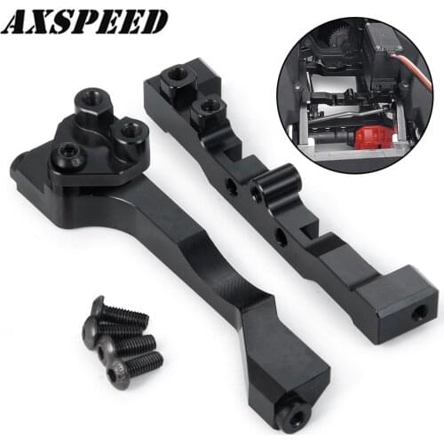 AXSPEED RC Car Servo Mounts for 1/10 RC Crawler Axial SCX10 III AXI03007 Aluminum Alloy Servo Stand Upgrade Accessories