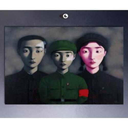 Free shipping Painting by David Art. Psychadelic painted the invisible skin of a women B-002