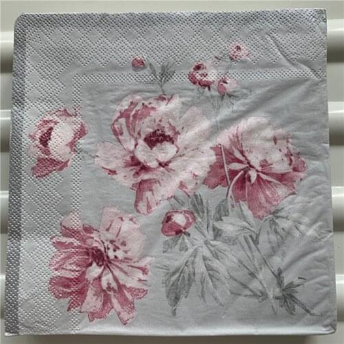 Decoupage paper napkins elegant tissue vintage towel flower butterfly birthday wedding party home beautiful serviettes decor 20