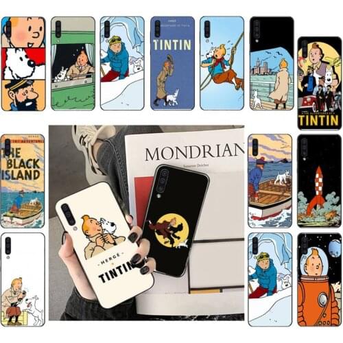 The Adventures of Tintin Phone Case For Samsung A71 A72 A41 A21 A31 A50 A70 A51 A02 A52 A32 A11 A12 M31