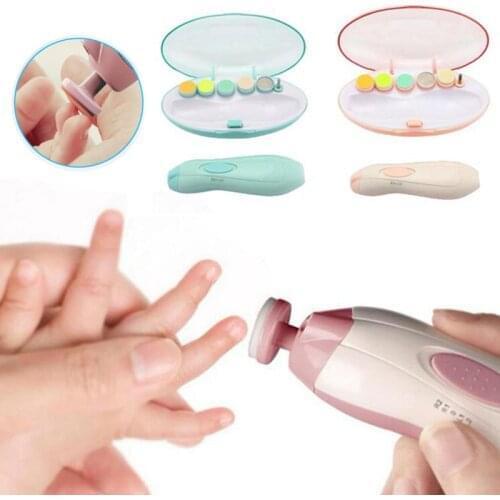 Newborn Baby Electric Nail Care Kids Child Nail Clippers Cutter Baby Nail Trimmer Shell Shear Manicure Tool Set