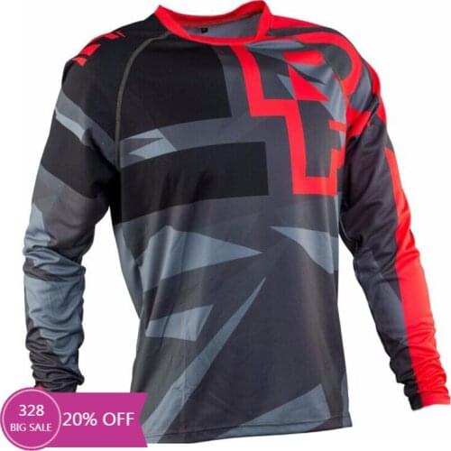 2021 FURY RACE Moto MX Mountain Bike Motocross Jersey DH MTB T Shirt Clothes Long Sleeve MTB Breathable Quick Drying Jersey