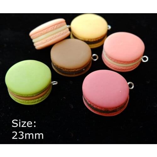 Macaroon Charms Pendants for decoration necklace earring key chain Jewelry Making