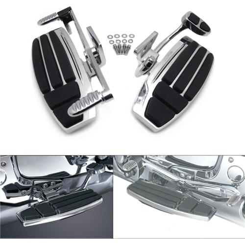 Driver Foot Board Floorboard Kit For Honda Goldwing GL1800 & F6B Models 2001-2017 aftermarket motorcycle parts chromed 2015