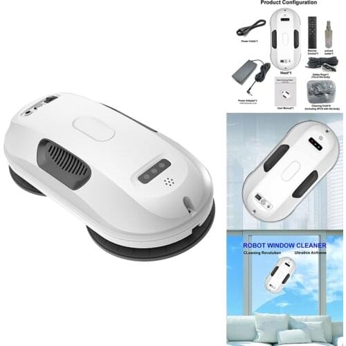 Robot Vacuum Cleaner Window Cleaning Robot Window Cleaner Electric Glass Window Washer Remote Control For Home