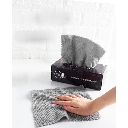 Does Not Shed Hair Oil Free Water Absorption Dry Wet Dual-Purpose Kitchen Tableware Cleaning Cloth