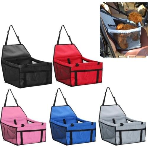 Folding Pet Dog Carrier Pad Waterproof Dog Seat Bag Basket Safe Carry House Cat Puppy Bag Dog Car Seat Pet Products