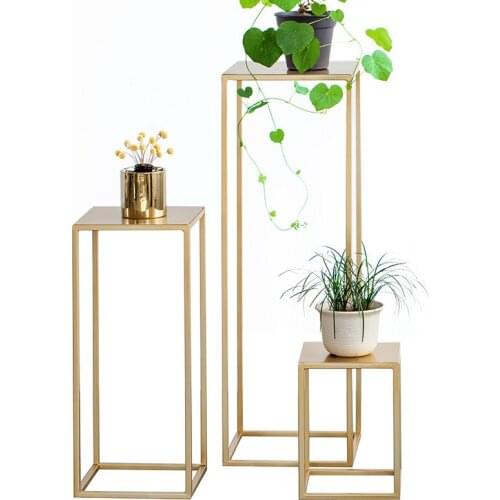 Plant Shelf Nordic Flower Shelf Celebrity Indoor Green Plant Planter Balcony Simple Floor Type Floret A Few Indoor Plant Stand