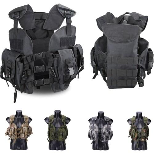 Tactical Vest Airsoft Paintball Wargame Camouflage Outdoor Sport Body Armor Army Shooting Hunting Vests Military Equipment