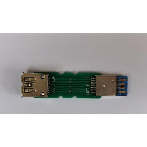 High-speed USB3.0 Blue Rubber Core Type A Male to Female Connector Data Cable Extension Test Adapter Board Fixture