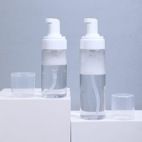 1PCS of Clear Plastic Foamer Bottle Pump Mini Travel Size Soap Dispenser 50ml 80ml 100ml 150ml 200ml