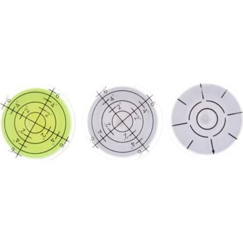 1PCS Plastic Bubble level Round Level Bubble Accessories for measuring instrument Color Random Level Measurement Instrument