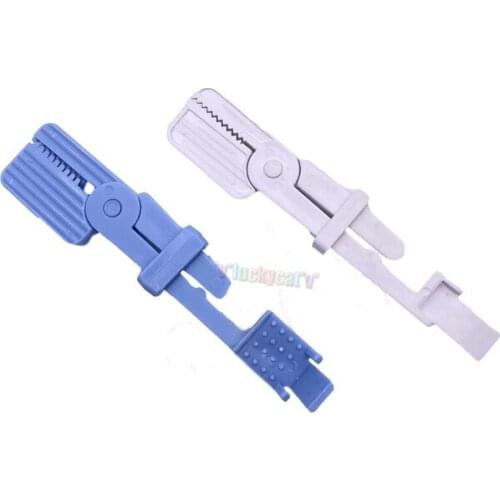10Pcs/Set New Dental X-ray Radiograph Plastic Film Clips Holders white/blue For Dental lab Anterior and Posterior Teeth