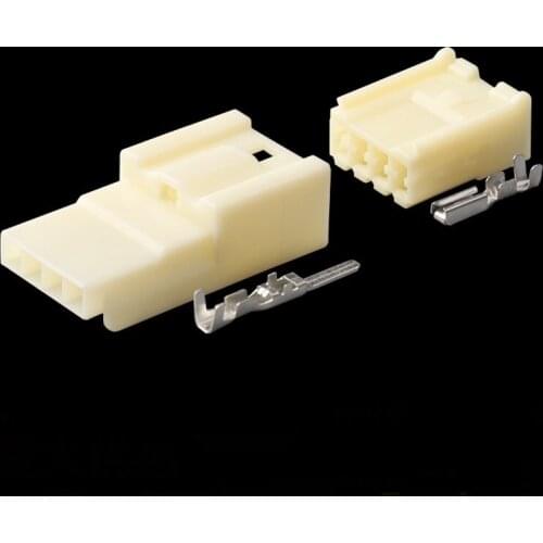 100 sets white sumitomo 4 pin way male female electric Headlight switch assembly plug auto connector 6240-1004 6240-5002