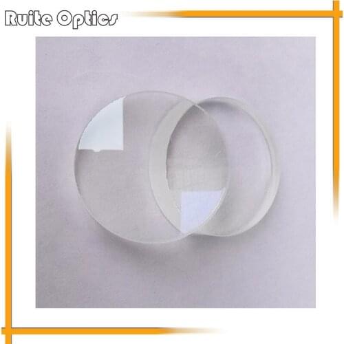 2pcs 30mm Diameter Optical Glass Focal Length 120mm Doublet Optics Glass Double Convex Lens For DIY Telescope Objective