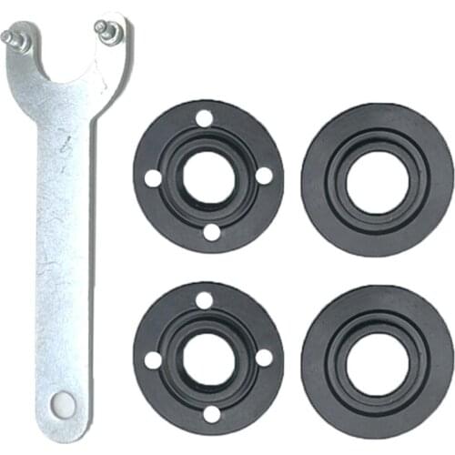 5PCS/Set Angle Grinder Flange Spanner Wrench Kit For Grinder Accessories W/ Lock Nut Tool