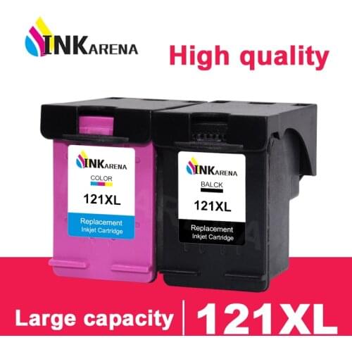 INKARENA 121 XL Ink Cartridge Replacement For HP 121 Compatibility For HP121 Deskjet F2483 F2423 F4213 F4283 F4583 Printer