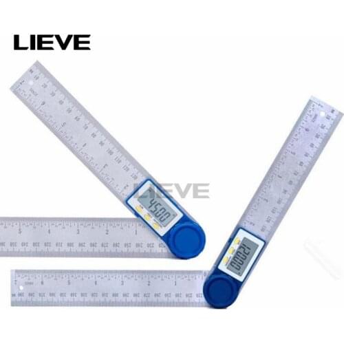 500MM Digital protractor 300mm 12inch Angle ruler 200mm 8inch angle Finder Meter Stainless Steel 360 degree goniometer hot sale
