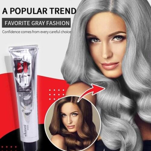 Danesi Hair Dye Granny Grey Quickly Hair Dyes Color Hair Styling Long-lasting Temporary party Cosplay Salon Hair Coloring TSLM2