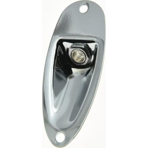 Electric Guitar Jack Plate ST Boat Jack Plate Chrome