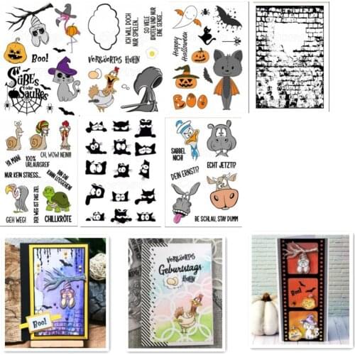 German animal Transparent Clear Silicone Stamp/Seal for DIY scrapbooking/photo album Decorative clear stamp sheets A5012