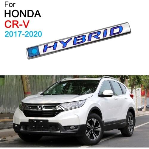 HYBRID Logo Emblem Sticker Car Outer Front Side Fender Trim for Honda CRV 5th Accessories 2017 2018 2019 2020