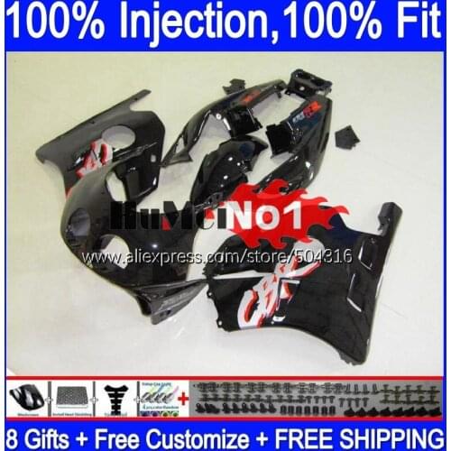Injection For HONDA CBR 250RR CBR250RR 90 91 92 93 94 135MC.21 MC22 CBR250 RR 1995 1996 1997 1998 1999 OEM Fairing glossy black
