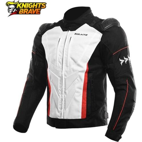 Summer Motorcycle Jacket Mens Breathable Chaqueta Moto Jacket Mesh Riding Jacket Motorcycle With Removable Protector S-4XL