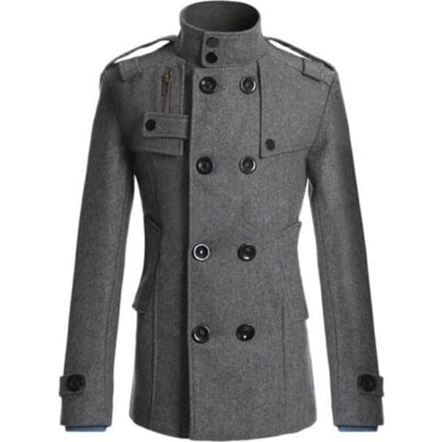 Naiveroo Men's Trench Coats