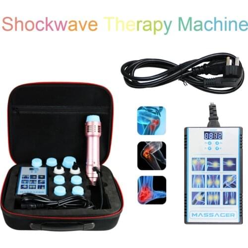 Shock Wave Therapy Equipment Multifunctional Muscle Pain Relief Massager for Heel Elbow Pain Lumbar Muscle Strain Physiotherapy