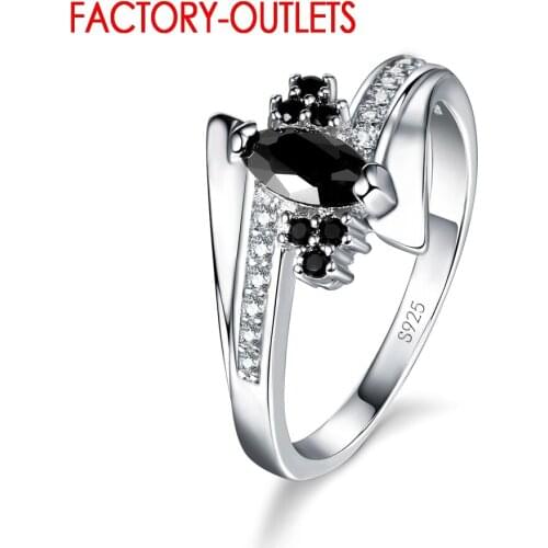 925 Sterling Silver Engagement Ring Fashion Jewelry Classic Style Austrian Crystal Prong Setting Women Girls Wholesale