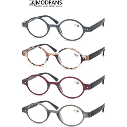 Men Read Eyeglass Round Vintage Women Reading Glasses Light Weight With Spring Hinge Easy To Carry +1 +1.5 +2 +2.5 +3 +3.5