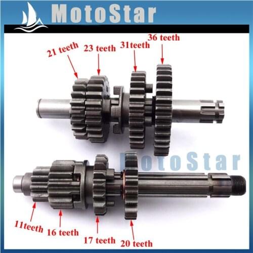 Gear Box Main Counter Shaft For 140cc 150cc 160cc Engine Motocross Pit Dirt Motor Bike