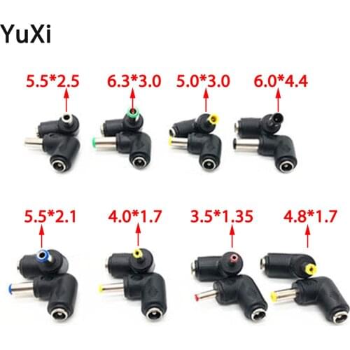 DC 5.5*2.1 Female to 5.0*3.0 5.5*2.5 4.0/4.8*1.7 5.5*1.7 3.5*1.35 MM Power Jack Adapter Plug Connector Laptop Charging Converter