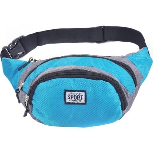 Men Women Close-fitting Running Waist Pack Outdoor Sports iPhone phone water bag Cycling Fanny Pack Bum Bag Hip Anti-theft Belt
