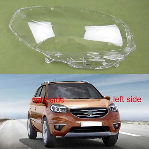 For Renault Koleos 2012 2013 2014 2015 2016 Headlight Cover Lens Transparent Lampshade Headlamp Cover Headlight Shell Lamp Shade