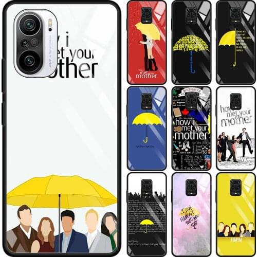 How i met your mother Transparent Glass Case For Redmi Note 9S 9 8 Pro 8T 7 9C 9S 6A 10 K40 K30 9T 8A Bumper