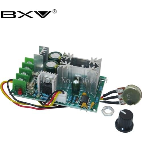DC 10-60V Motor Speed Control PWM Motor Speed Controller Switch 20A Current Voltage regulator High Power Drive Module