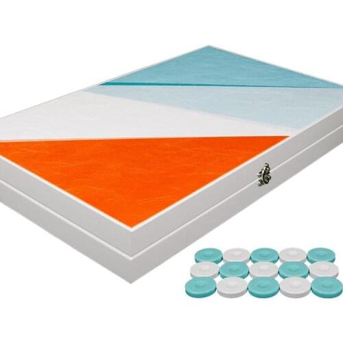 Trend Board Game Leather Luxury Backgammon Set