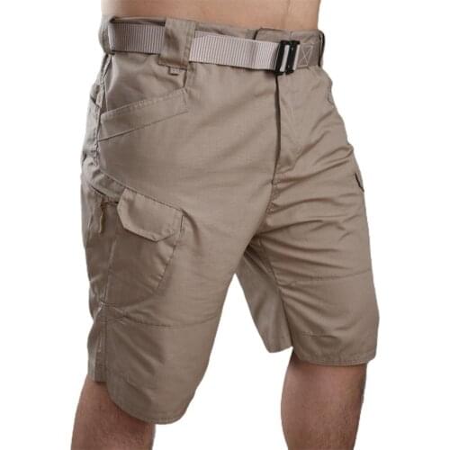 Men Classic Tactical Shorts Upgraded Waterproof Quick Dry Multi-pocket Short Pants Outdoor Hunting Fishing Military Cargo Shorts