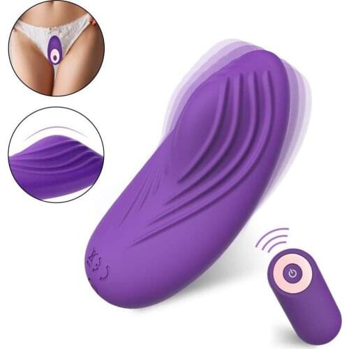 Silicone Wearable Clitoris Stimulator Invisible Quiet Panty Vibrator Remote Control Portable Vibrating Egg Adult Sex Toys