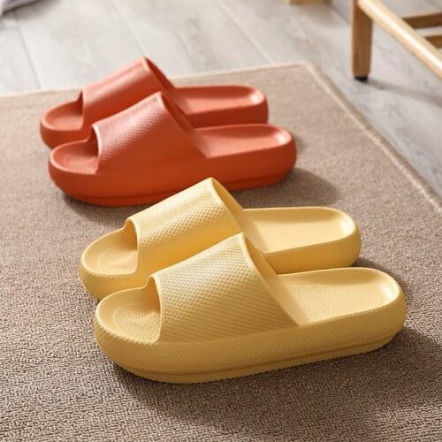 Eva extra-thick sole summer home bathroom bath home ladies sandals slippers male couples non-slip increase high quiet in room