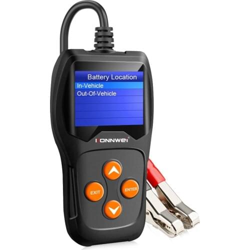 KONNWEI KW600 Car Battery Tester 12V 100 to 2000CCA 12 Volts Battery Tools for the Car Quick Cranking Charging Diagnostic