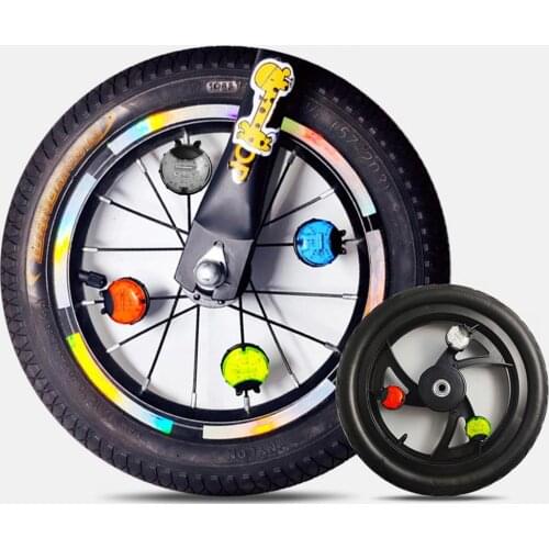 Bicycle Cycling Wheel Safety Warning Cute LED Flash Lamp Ladybug Effect Light Bycicle Accessories For Kids Children