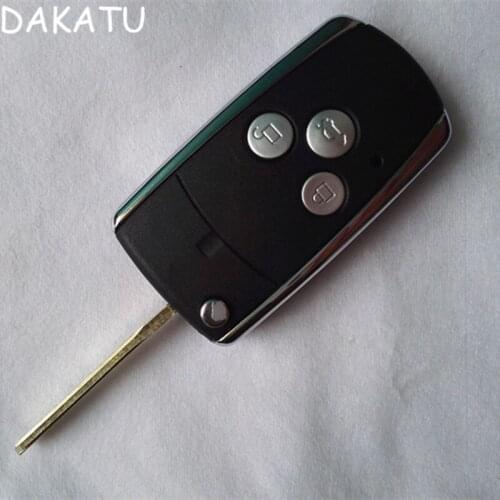 DAKATU Replacement Modified Folding Flip Remote Key Shell 3 Buttons For Toyota Camry Reiz Yaris