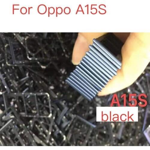 1pcs NEW Sim Tray Holder For OPPO A15S SIM Card Tray Slot Holder Adapter Socket Repair Parts