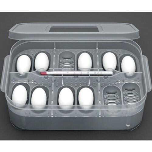 12 Grids Hatch Box Snake Lizard Reptile Egg Tray Boxes Hatching Eggs Device Climbing Pet Tortoise Turtle Incubator Supplies