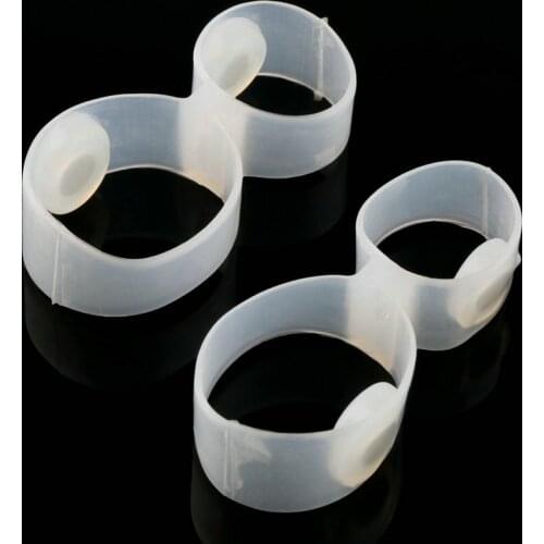 2PCS/1Pair Magnetic Silicon Diet Slimming Foot Double Toe Ring Weight Loss Diet Massage Fitness Slimming