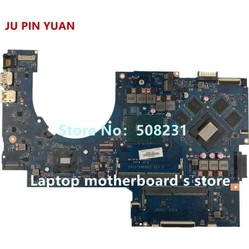 JU PIN YUAN 862259-601 862259-001 G37A DAG37AMB8D0 For OMEN by HP Laptop 17-W 17T-W Motherboard 965M 4GB i7-6700HQ fully Tested
